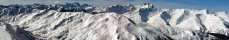 On top of Valmeinier ski slopes (Savoie, France)